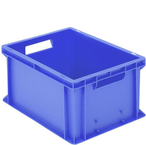 Euronorm-Stapelbehälter Classic, blau, Inhalt 20 l