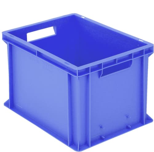 Euronorm-Stapelbehälter Classic, blau, Inhalt 24 l