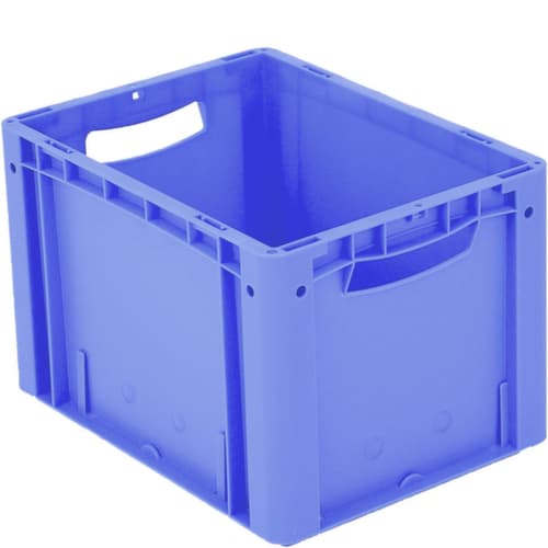 Euronorm-Stapelbehälter Ergonomic, blau, Inhalt 24 l