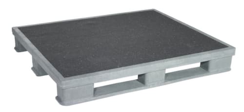 Schwerlast-Hygienepalette, PE-Regenerat, Länge x Breite 1200 x 1000 mm