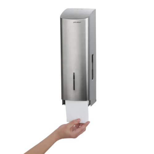 AIR-WOLF Toilettenpapierspender Gamma für 3 Rollen, Edelstahl
