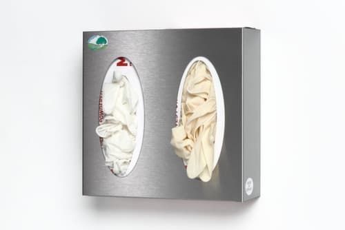 Spender für Handschuhe mit 2 Fächern