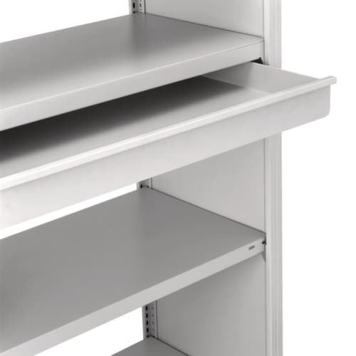hofe Schublade für Steckregal, Höhe x Tiefe 100 x 438 mm