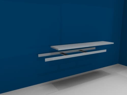 hofe Fachboden für Weitspannregal, Breite x Tiefe 2250 x 500 mm