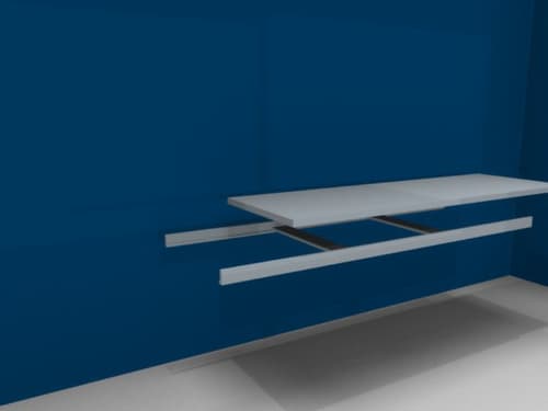 hofe Fachboden für Weitspannregal, Breite x Tiefe 2500 x 800 mm