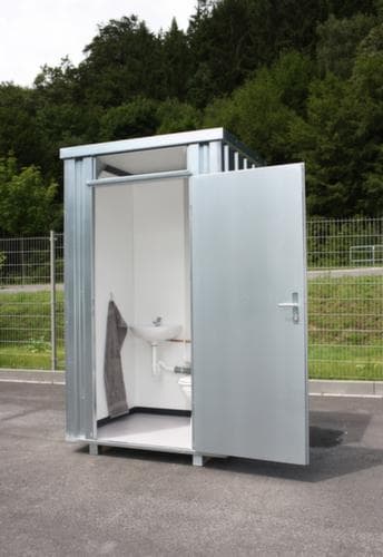 Säbu Toilettenbox, Höhe x Breite x Tiefe 2425 x 1400 x 1250 mm