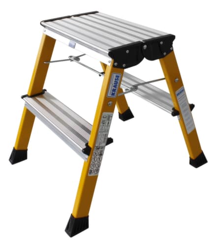 Krause Rollklapptritt  Monto® Rolly®, Aluminium, gelb