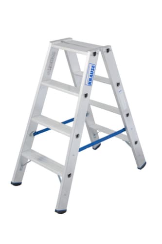 Krause Klappleiter STABILO® Professional, 2 x 4 Riffelblechstufe(n)
