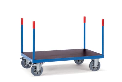 fetra Rungenwagen mit rutschsicherer Ladefläche, Traglast 1200 kg, Ladefläche 2000 x 700 mm