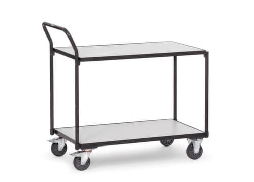 fetra ESD-Tischwagen 850x500 mm, Traglast 300 kg, 2 Etagen