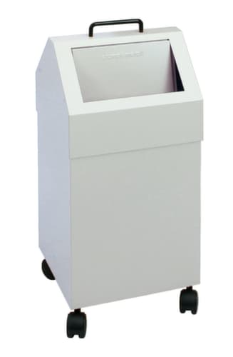 stumpf Feuerhemmender Wertstoffbehälter, 45 l, RAL7035 Lichtgrau, Deckel RAL7035 Lichtgrau