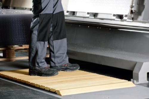 Miltex Holzlaufrost Yoga Holzrost Meterware, Breite 1200 mm