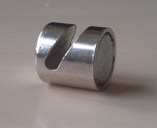 Franken Hakenmagnet, silber, Ø 16 mm