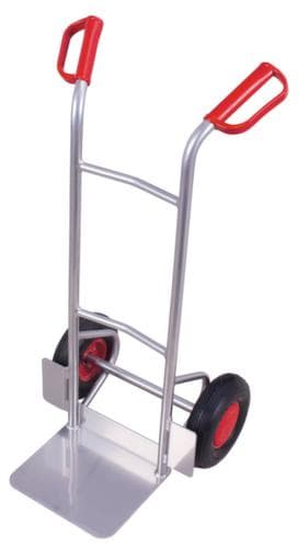 VARIOfit Alu-Stapelkarre, Traglast 150 kg, Luft-Bereifung