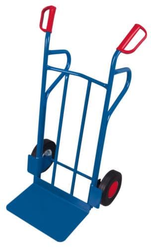 VARIOfit Sackkarre mit extra großer Schaufel, Traglast 250 kg, Vollgummi-Bereifung