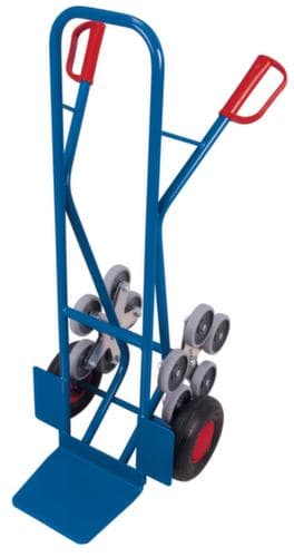 VARIOfit 5-Stern-Treppenkarre, Traglast 200 kg, Schaufelbreite 320 mm, Luft-Bereifung