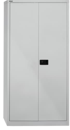 Bisley Aktenschrank, 5 Ordnerhöhen, lichtgrau/lichtgrau