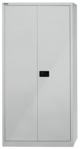 Bisley Aktenschrank, 5 Ordnerhöhen, lichtgrau/lichtgrau