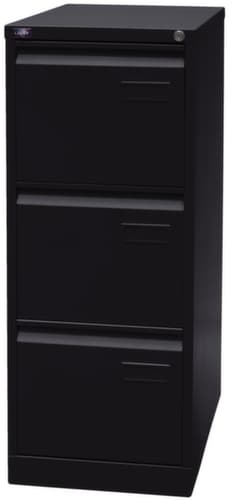 Bisley Hängeregistraturschrank Light, 3 Auszüge, schwarz/schwarz