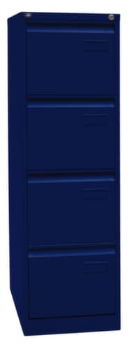 Bisley Hängeregistraturschrank Light, 4 Auszüge, oxfordblau/oxfordblau