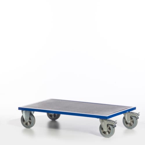 Rollcart Plattformwagen mit rutschsicherer Ladefläche, Traglast 1200 kg, Ladefläche 1200 x 800 mm