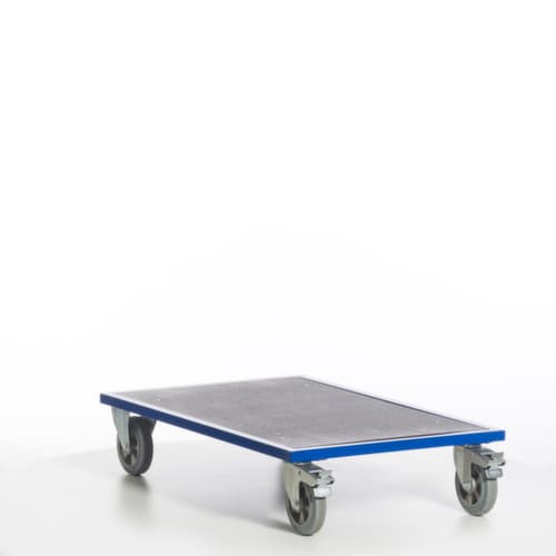 Rollcart Plattformwagen mit rutschsicherer Ladefläche, Traglast 1200 kg, Ladefläche 1200 x 800 mm