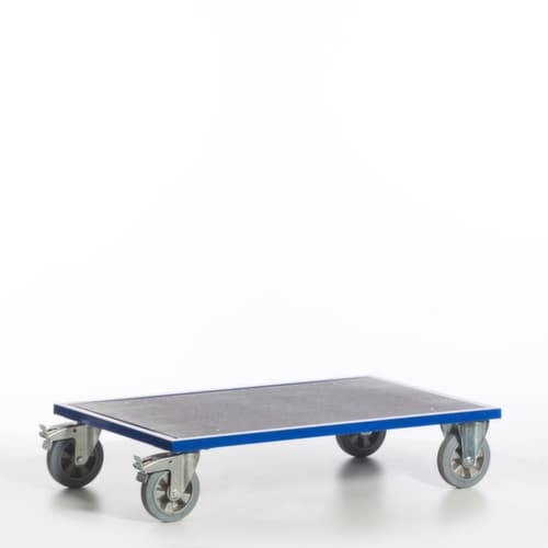 Rollcart Plattformwagen mit rutschsicherer Ladefläche, Traglast 1200 kg, Ladefläche 1200 x 800 mm