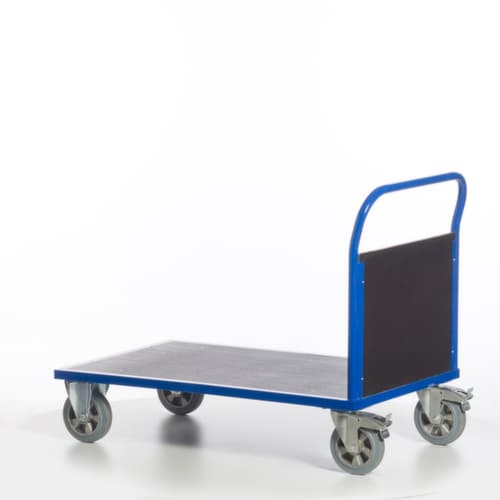 Rollcart Stirnwandwagen mit rutschsicherer Ladefläche, Traglast 1200 kg, Ladefläche 1200 x 800 mm
