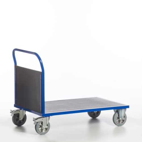 Rollcart Stirnwandwagen mit rutschsicherer Ladefläche, Traglast 1200 kg, Ladefläche 1200 x 800 mm