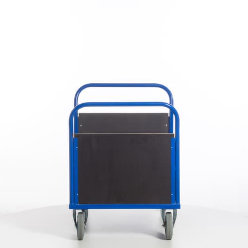 Rollcart Doppelstirnwandwagen mit rutschsicherer Ladefläche, Traglast 1200 kg, Ladefläche 1200 x 800 mm