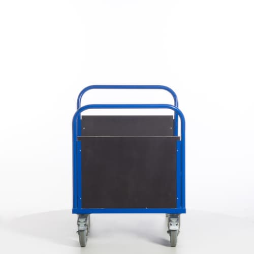 Rollcart Doppelstirnwandwagen mit rutschsicherer Ladefläche, Traglast 1200 kg, Ladefläche 1200 x 800 mm