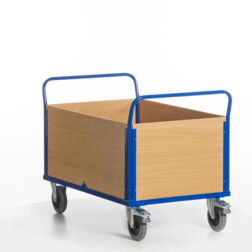 Rollcart Vierwandwagen, Traglast 600 kg, Ladefläche 1200 x 770 mm