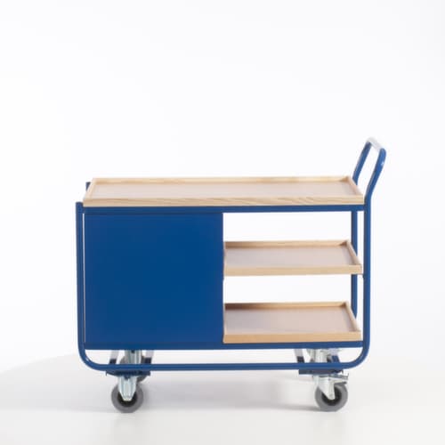 Rollcart Tisch- und Schrankwagen mit Holzarbeitsplatte