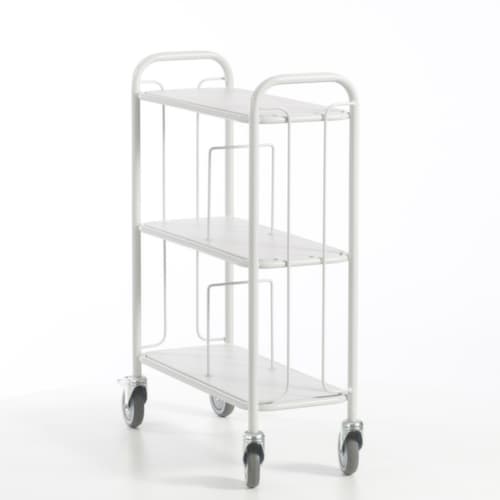 Rollcart Bürowagen, Traglast 150 kg, 3 Etagen