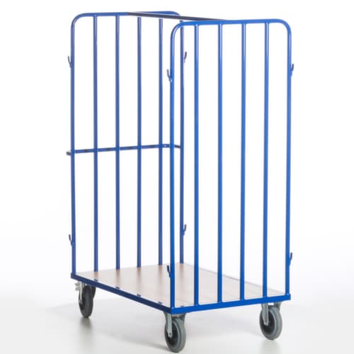 Rollcart Paketwagen mit Stahlrohrwänden