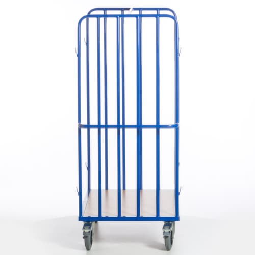 Rollcart Paketwagen mit Stahlrohrwänden