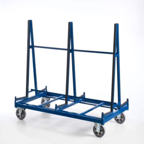 Rollcart Plattenwagen, Traglast 1200 kg, Ladefläche 1680 x 270 mm