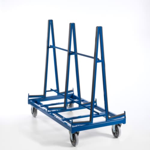 Rollcart Plattenwagen, Traglast 1200 kg, Ladefläche 1680 x 270 mm