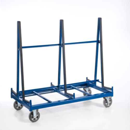 Rollcart Plattenwagen, Traglast 1200 kg, Ladefläche 1680 x 270 mm