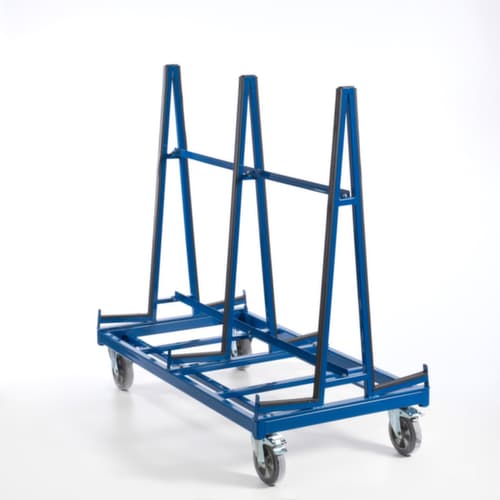 Rollcart Plattenwagen, Traglast 1200 kg, Ladefläche 1680 x 270 mm