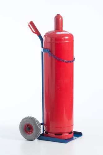 Rollcart Flaschenkarre, für 1 x 33 kg Propangas Flasche, Luft-Bereifung