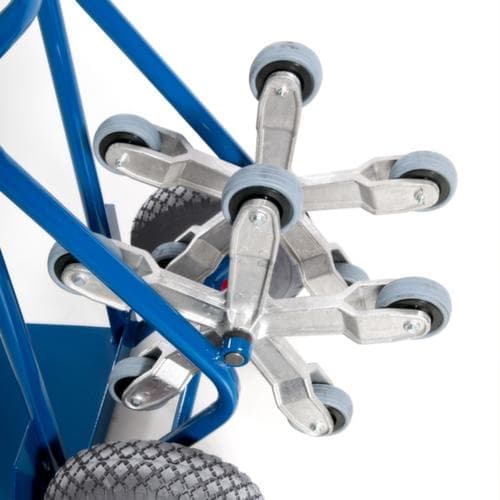 Rollcart 5-Stern-Treppenkarre, Traglast 150 kg, Schaufelbreite 300 mm, Luft-Bereifung