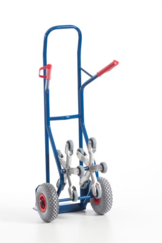 Rollcart 5-Stern-Treppenkarre, Traglast 150 kg, Schaufelbreite 300 mm, Luft-Bereifung
