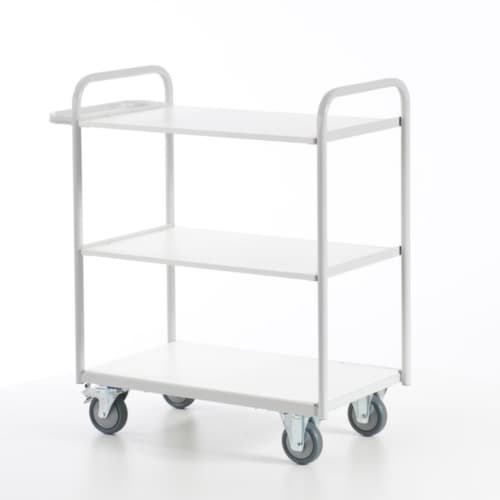 Rollcart Bürowagen, Traglast 150 kg, 3 Etagen