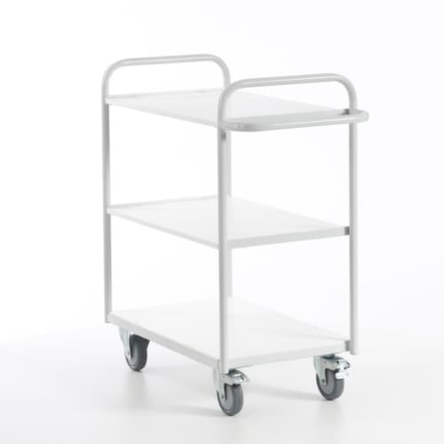 Rollcart Bürowagen, Traglast 150 kg, 3 Etagen