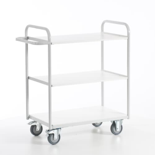 Rollcart Bürowagen, Traglast 150 kg, 3 Etagen