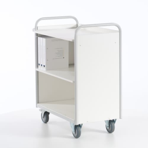 Rollcart Bürowagen, Traglast 150 kg, 3 Etagen