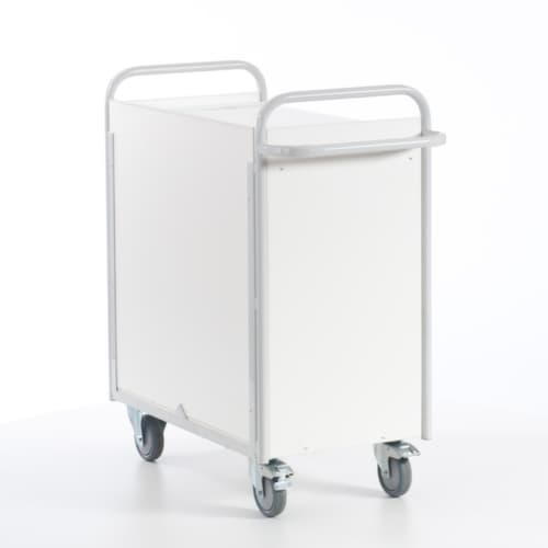 Rollcart Bürowagen, Traglast 150 kg, 3 Etagen