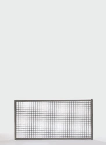 Wand-Aufsatzelement für Trennwandsystem, Breite 1480 mm