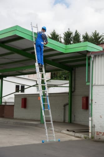 Krause Mehrzweckleiter, 2 x 12 profilierte Sprossen